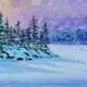 Frozen Lake Paint Night Fri Dec 20th