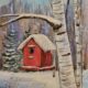 Red Birdhouse Paint Night Jan 24th